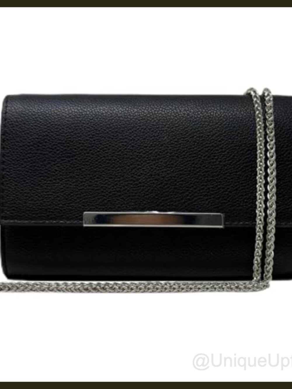 Small Convertible Wristlet and Evening Bag Vegan Leather Clutch for Women